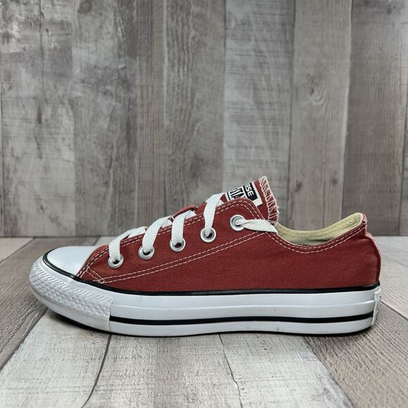 Converse Womens Chuck Taylor All Star Ox Sneaker Shoe Canvas Cinnabar Red Size 6 - Picture 7 of 16